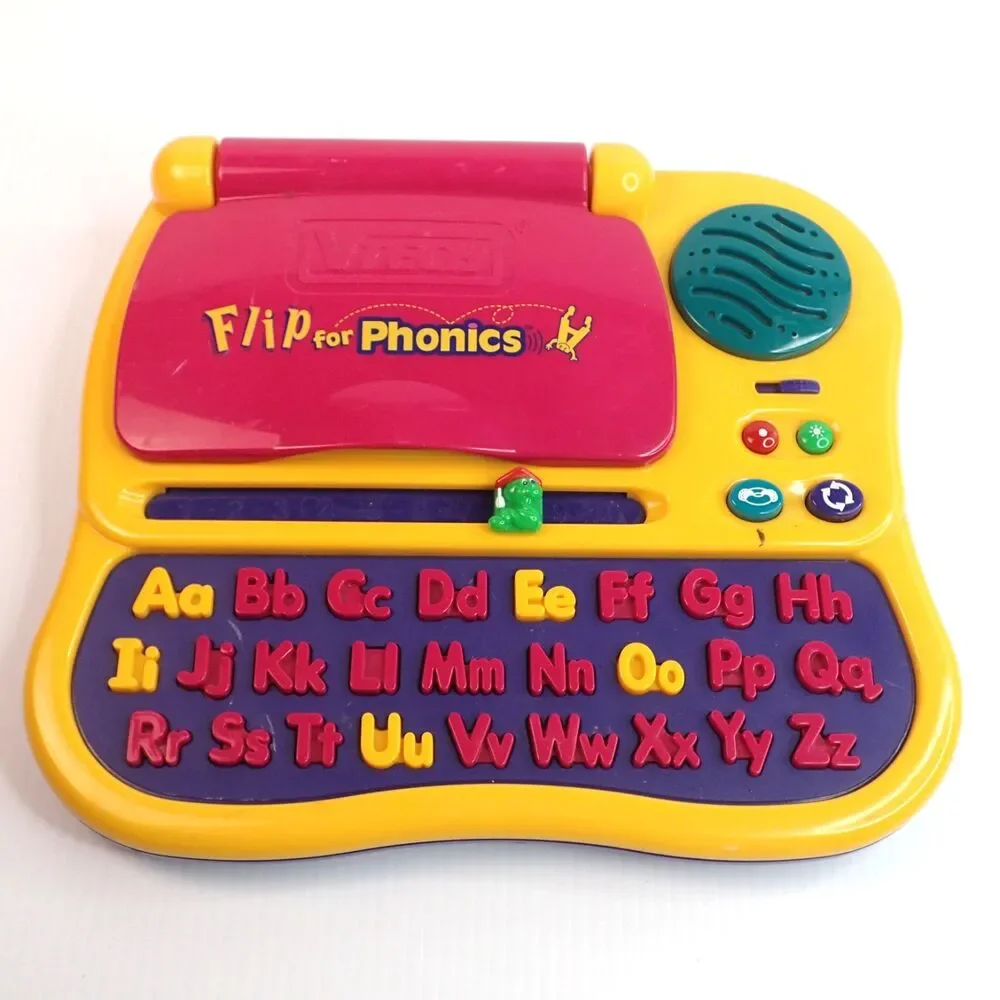 Vintage Vtech FLIP FOR PHONICS Educational Learning Activities Toy